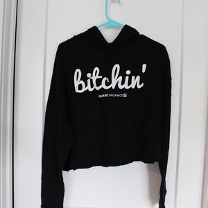 EUC: Square Organics Cropped Hoodie Sz Medium